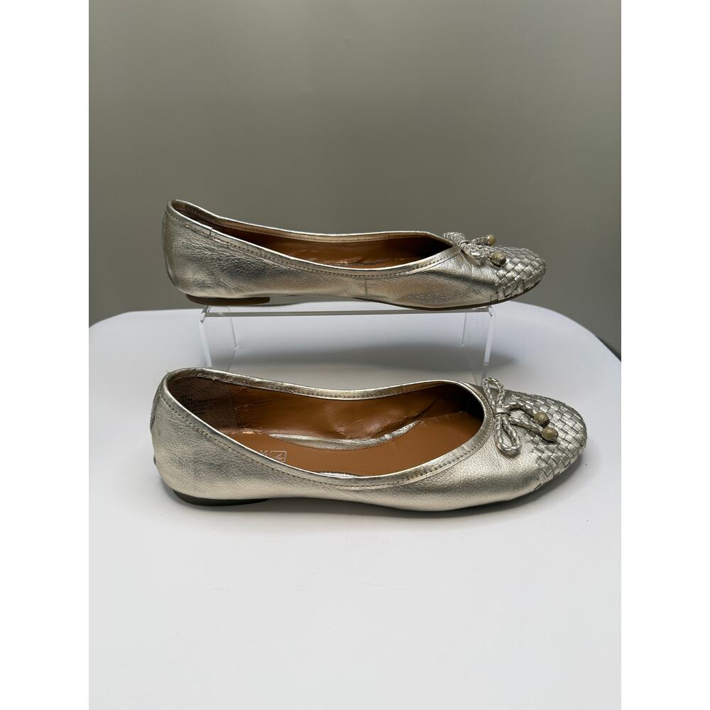 BUNDLE: 2 Sperry Maya Flats in Burgundy & in Gold Sz 9.5 - Picture 12 of 16